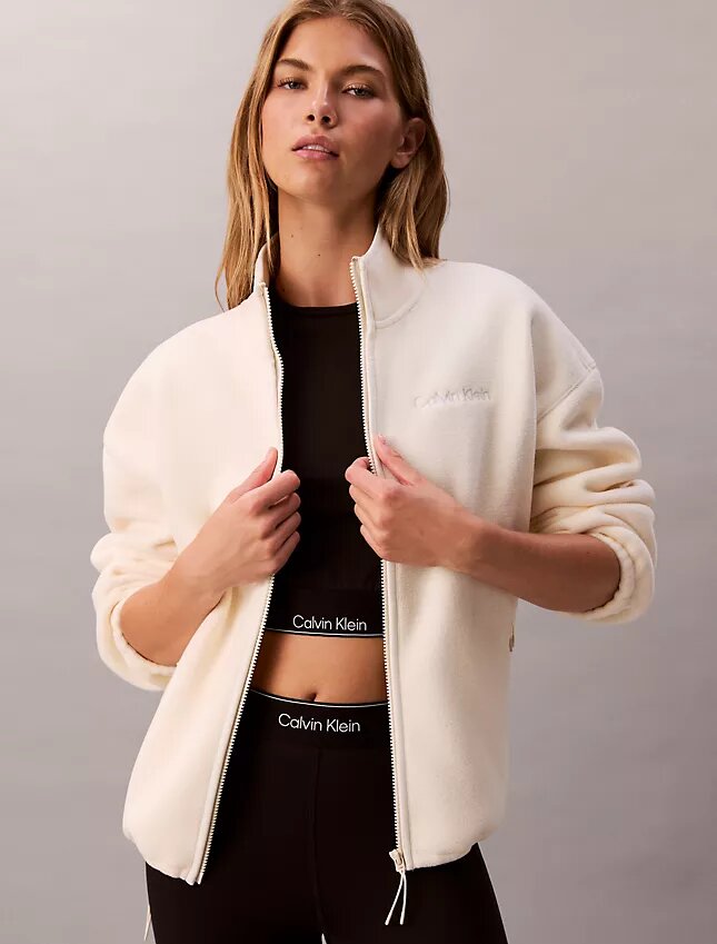 Chaqueta con cremallera de forro polar Chaqueta con cremallera de forro polar
