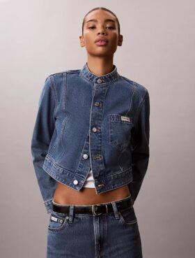 Chaqueta corta de denim