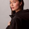 Chaqueta cortavientos con logotipo en jacquard