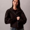 Chaqueta cortavientos con logotipo en jacquard