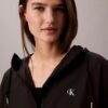 Chaqueta cortavientos holgada de nailon