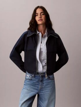 Chaqueta cortavientos vaquera