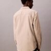 Chaqueta de camisa holgada de lona