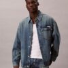 Chaqueta de campo de denim holgada Chaqueta de campo de denim holgada