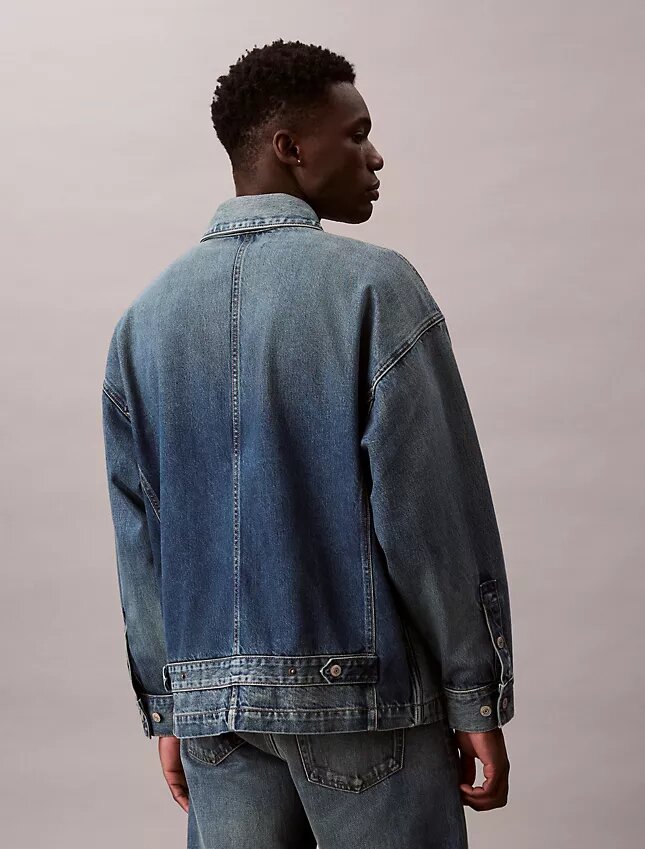 Chaqueta de campo de denim holgada Chaqueta de campo de denim holgada