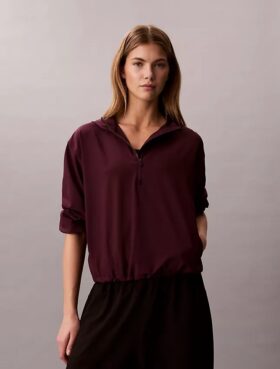 Chaqueta de paracaídas tejida