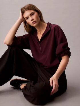 Chaqueta de paracaídas tejida
