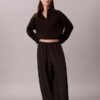 Chaqueta de paracaídas tejida
