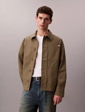 Chaqueta de trabajo de sarga elástica de Cotton Stretch de algodón