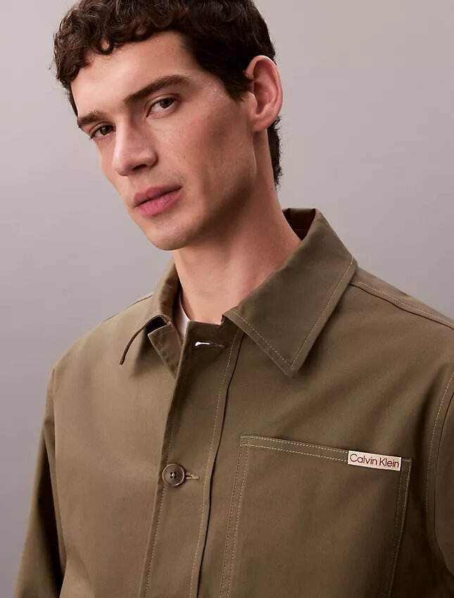 Chaqueta de trabajo de sarga elástica de Cotton Stretch de algodón Chaqueta de trabajo de sarga elástica de Cotton Stretch de algodón