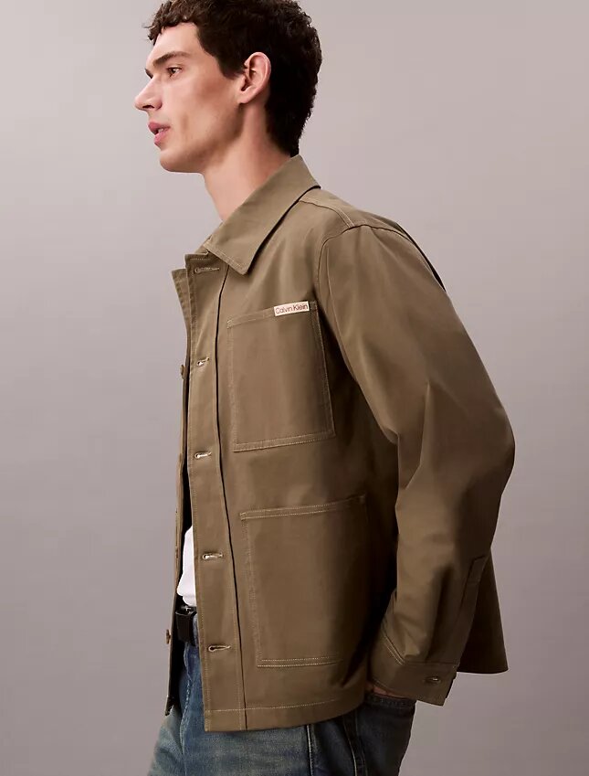 Chaqueta de trabajo de sarga elástica de Cotton Stretch de algodón Chaqueta de trabajo de sarga elástica de Cotton Stretch de algodón