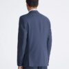Chaqueta de traje azul marino de corte entallado Chaqueta de traje azul marino de corte entallado