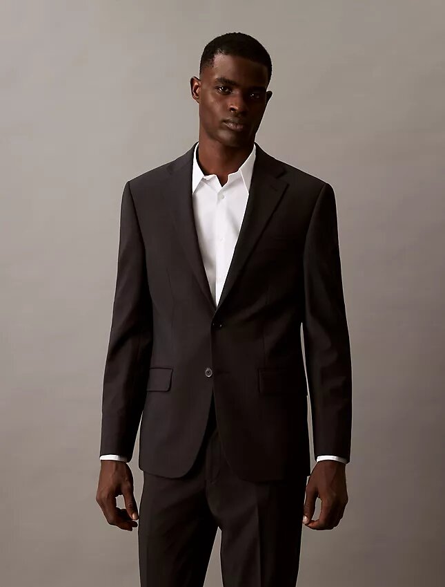 Chaqueta de traje de corte entallado Chaqueta de traje de corte entallado