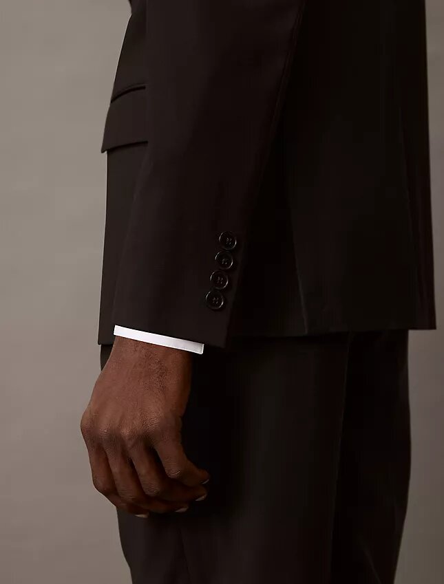 Chaqueta de traje de corte entallado Chaqueta de traje de corte entallado