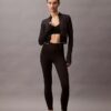 Chaqueta deportiva corta de canalé