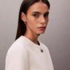 Chaqueta estructurada sin cuello Chaqueta estructurada sin cuello