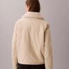 Chaqueta holgada con cuello de sherpa Chaqueta holgada con cuello de sherpa