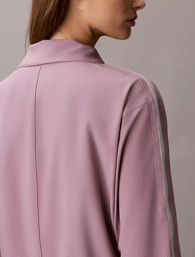 Chaqueta tejida con cinta con el logotipo Commuter Chaqueta tejida con cinta con el logotipo Commuter