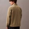 Chaqueta tipo camisa clásica de mezcla de nailon