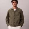 Chaqueta tipo camisa de lino y algodón Chaqueta tipo camisa de lino y algodón