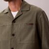 Chaqueta tipo camisa de lino y algodón Chaqueta tipo camisa de lino y algodón