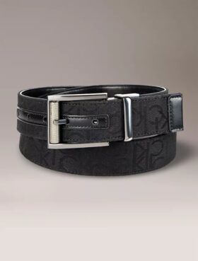 Cinturón reversible con jacquard del logotipo