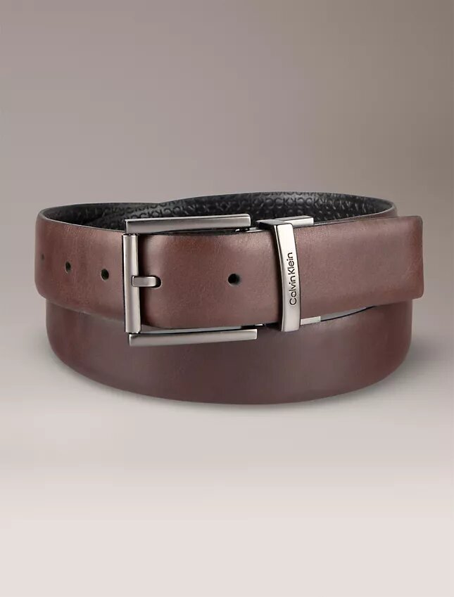 Cinturón reversible con logotipo Monogram en toda la superficie Cinturón reversible con logotipo Monogram en toda la superficie