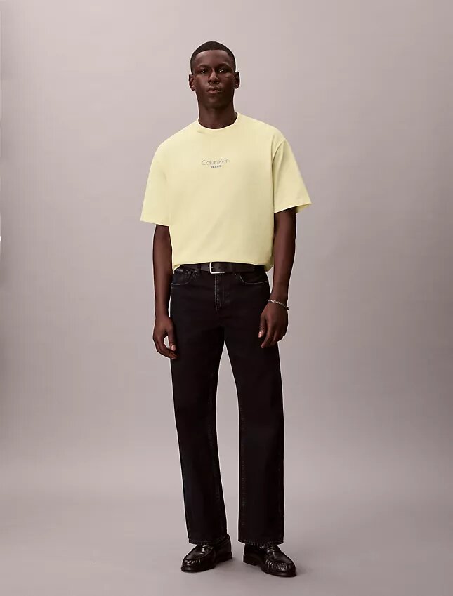 Ckj Camiseta holgada con gráfico del logotipo Ckj Camiseta holgada con gráfico del logotipo