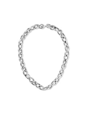 Collar de eslabones esculturales
