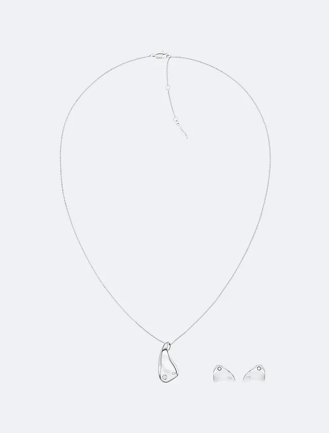 Collar minimalista de formas orgánicas Collar minimalista de formas orgánicas
