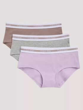 Conjunto de 3 braguitas Hipster Cotton Stretch para niñas