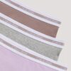 Conjunto de 3 braguitas Hipster Cotton Stretch para niñas