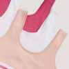 Conjunto de 3 Bralettes de Cotton Stretch para niñas Conjunto de 3 Bralettes de Cotton Stretch para niñas