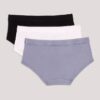 Conjunto de 3 Hipster de talle medio para niñas