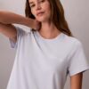 Conjunto de camiseta y pantalones cortos de mezcla de viscosa y algodón Conjunto de camiseta y pantalones cortos de mezcla de viscosa y algodón