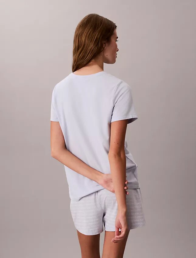 Conjunto de camiseta y pantalones cortos de mezcla de viscosa y algodón Conjunto de camiseta y pantalones cortos de mezcla de viscosa y algodón