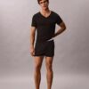 Cotton Classics, pack de 5 camisetas de corte clásico con cuello en V