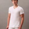 Cotton Classics, pack de 5 camisetas de corte clásico con cuello en V Cotton Classics, pack de 5 camisetas de corte clásico con cuello en V