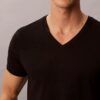 Cotton Classics, pack de 5 camisetas de corte clásico con cuello en V