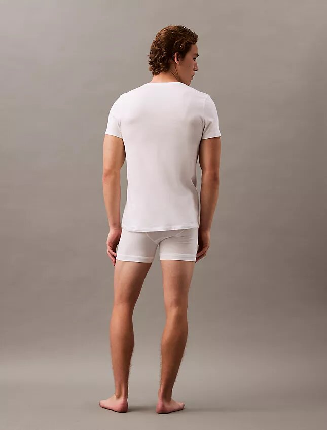 Cotton Classics, pack de 5 camisetas de corte clásico con cuello en V Cotton Classics, pack de 5 camisetas de corte clásico con cuello en V