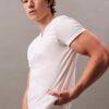 Cotton Classics, pack de 5 camisetas de corte clásico con cuello en V Cotton Classics, pack de 5 camisetas de corte clásico con cuello en V