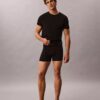 Cotton Classics, pack de 5 camisetas de cuello redondo de corte clásico