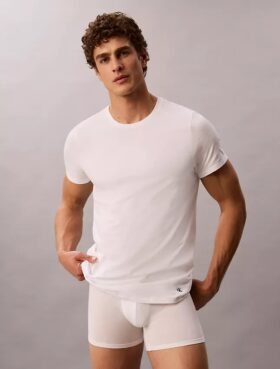 Cotton Classics, pack de 5 camisetas de cuello redondo de corte clásico Cotton Classics, pack de 5 camisetas de cuello redondo de corte clásico
