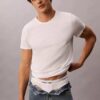 Cotton Classics, pack de 5 camisetas de cuello redondo de corte clásico