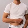 Cotton Classics, pack de 5 camisetas de cuello redondo de corte clásico