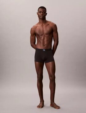 Cotton Stretch Graphic Monogram Boxer Trunk, package of 3