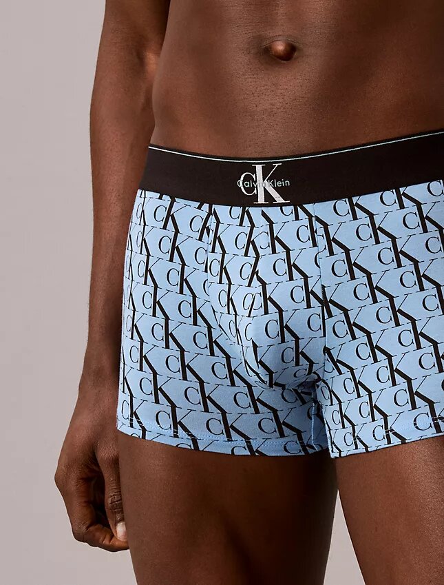 Cotton Stretch Graphic Monogram Boxer Trunk, package of 3 Cotton Stretch Graphic Monogram Boxer Trunk, package of 3