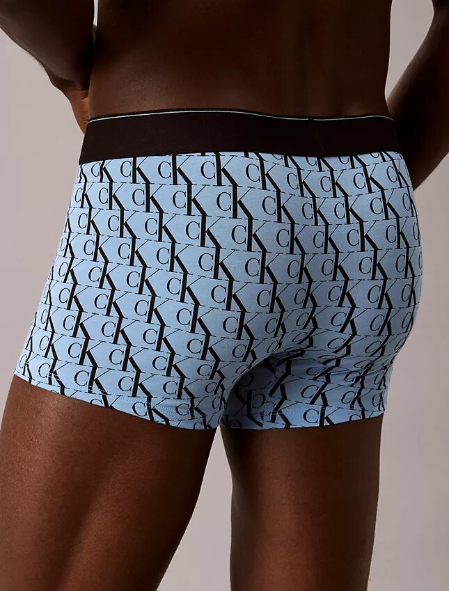 Cotton Stretch Graphic Monogram Boxer Trunk, package of 3 Cotton Stretch Graphic Monogram Boxer Trunk, package of 3