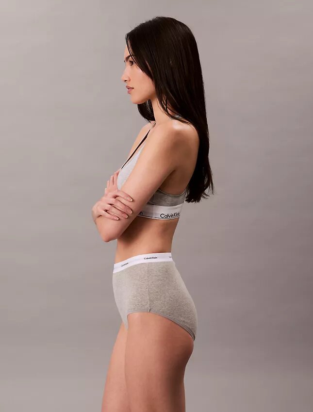 Cotton Stretch Rib High Rise Brief Cotton Stretch Rib High Rise Brief
