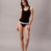 Cotton Stretch Rib Thong